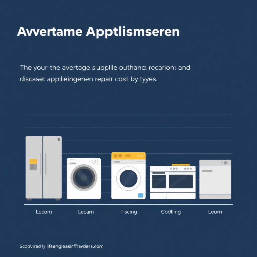Written appliance repair estimates compared by cost component
